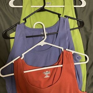 Three carhartt tank tops